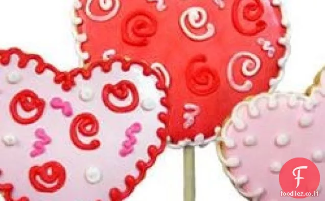 Lollipop Cookie di San Valentino