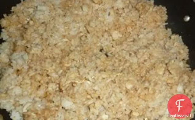 Aglio arrosto Teriyaki Riso fritto con pollo