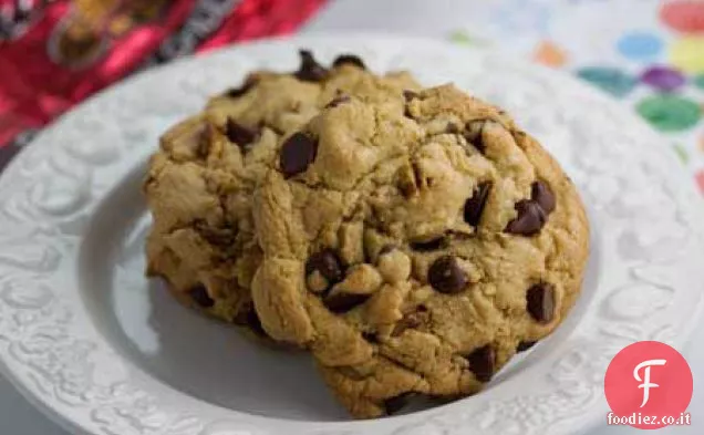 Biscotti al cioccolato con gocce di cioccolato