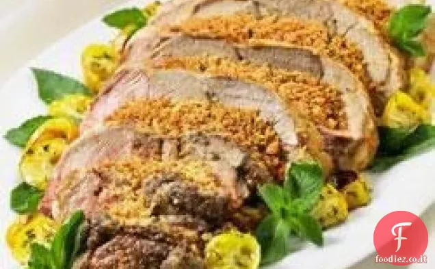 Coscia di Agnello ripiena di Mozzarella