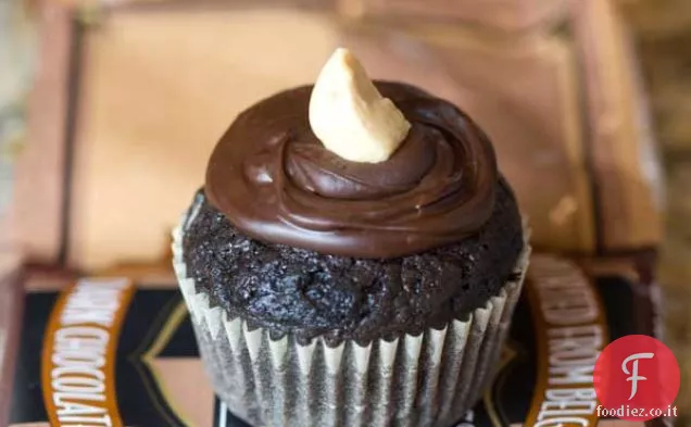 Cupcakes al burro di arachidi al cioccolato