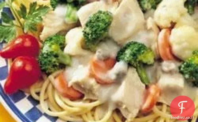 Campbell's ® Healthy Request ® Pollo e Pasta Primavera