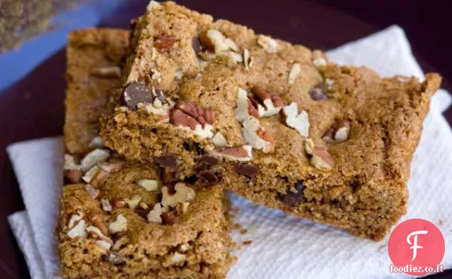 Barrette di cioccolato con scaglie di crusca