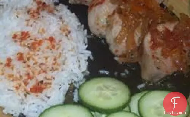 Filetto di maiale con Gelatina di Pepe e Gorgonzola