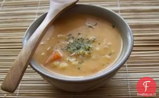 Ash-e-jow (zuppa di orzo iraniano/persiano)