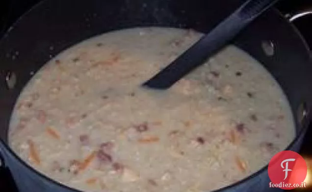 Zuppa di riso selvatico di pollo II