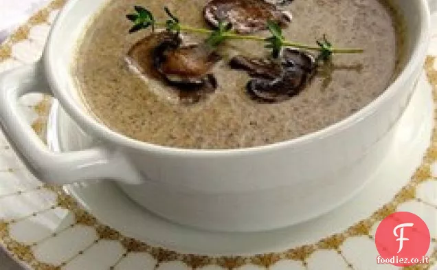 Zuppa di funghi cremosa dello chef John