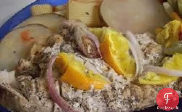 Pollo al forno all'arancia