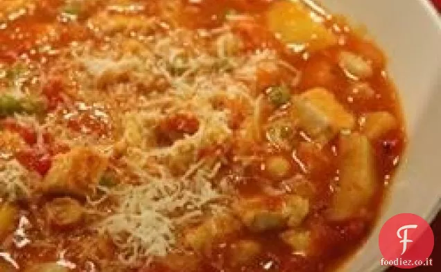Zuppa di pollo Au Pistou