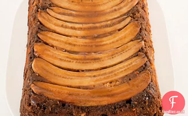 Torta al cioccolato-Arachidi-Burro-Banana a testa in giù