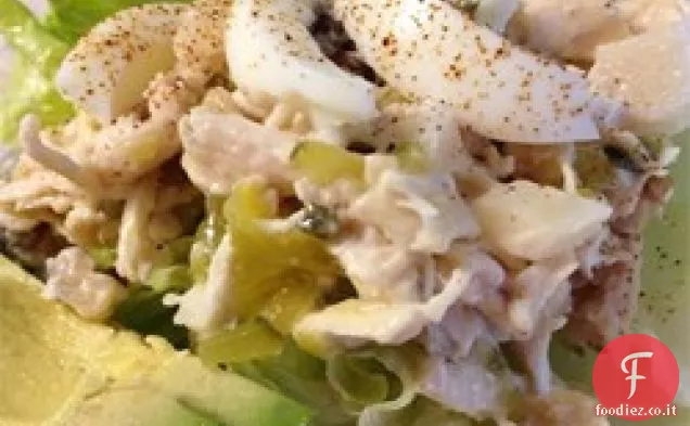 Insalata di pollo croccante