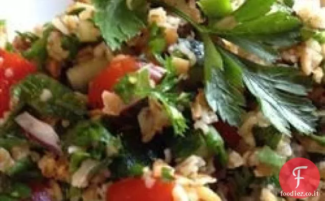 Insalata di Bulgur vegetariano (Kisir)