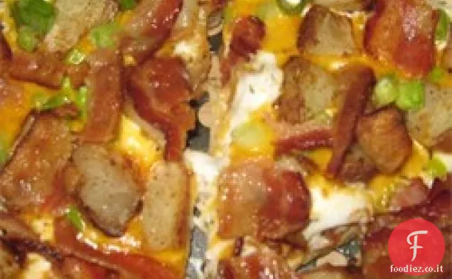 Pizza di patate al forno
