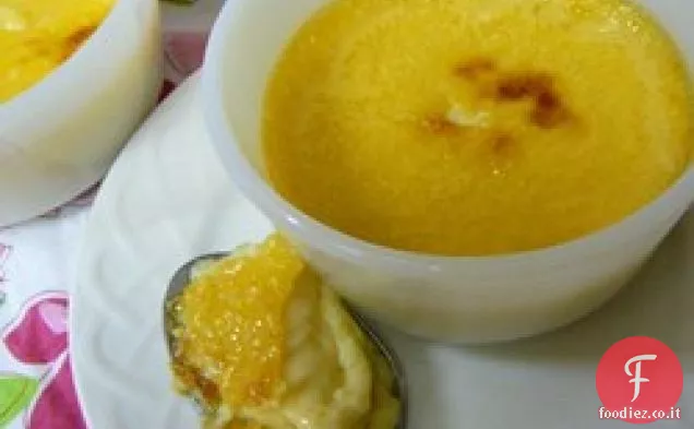 Sciroppo d'acero Tazze di crema pasticcera