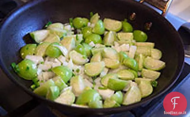 Uova strapazzate con Tomatillos