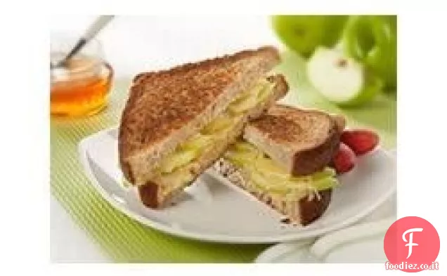 Panino alla mela verde e Gruyère alla griglia