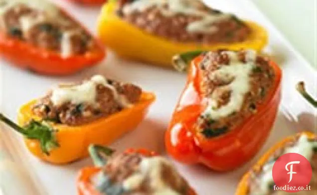 Peperoni ripieni di manzo e Couscous