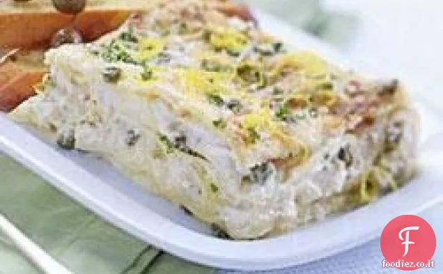 Lasagna di pollo al limone