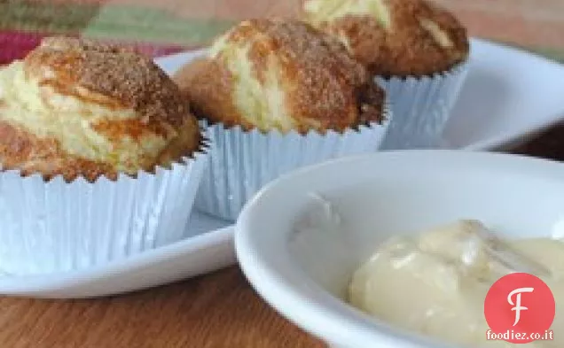 Muffin al succo d'arancia con diffusione di miele