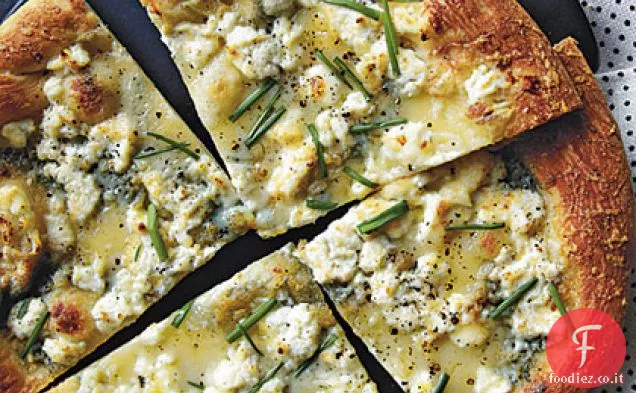 Pizza a quattro formaggi