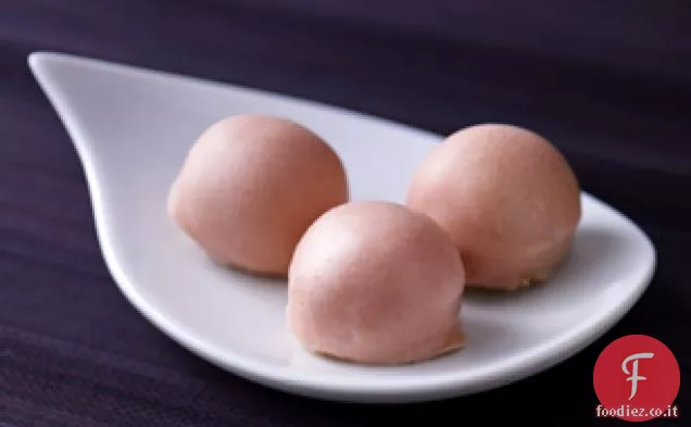 Palle di biscotto alla fragola