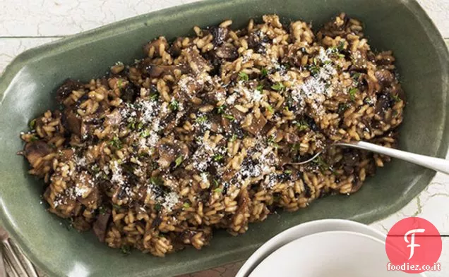 Risotto a tre funghi