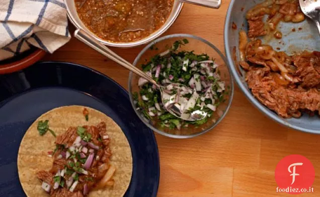 Cena stasera: Tacos di manzo Chipotle