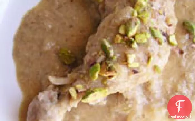 Cena stasera: pollo con salsa di semi di zucca