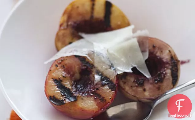Drupacee Grigliate con Glassa Balsamica e Manchego
