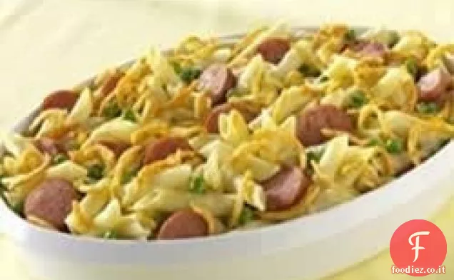 Penne al forno e Salsiccia affumicata