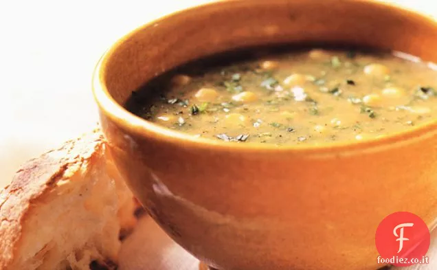 Zuppa di mais smeraldo