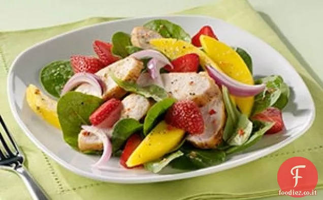 Pollo alla griglia e insalata di mango