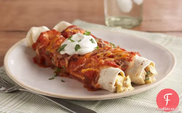 Enchiladas di pollo cremoso