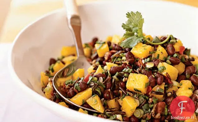 Insalata di mango e fagioli neri