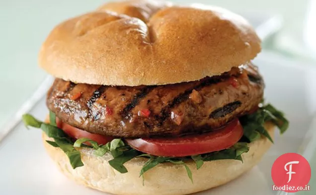 Panino ai Funghi Portobello alla griglia