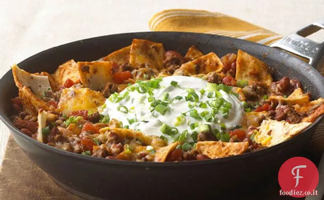 Padella di burrito di manzo a soluzione rapida