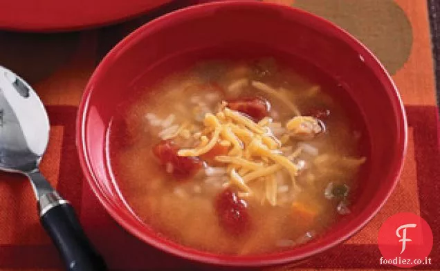 Zuppa di pollo e riso sud-ovest