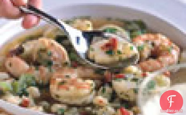 Posole di gamberetti e capesante