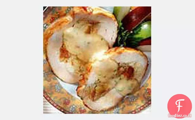 Miele Senape-Arrosto di maiale con ripieno di mele