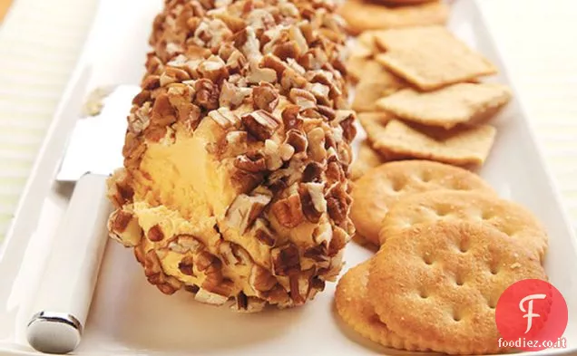 Log di formaggio nocciola