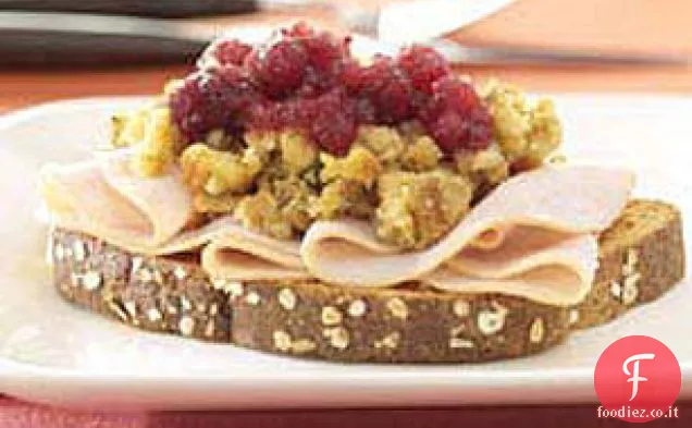 Panino di tacchino festivo