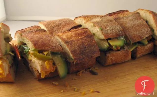 Torta Milanesa gigante con Tender di pollo croccante