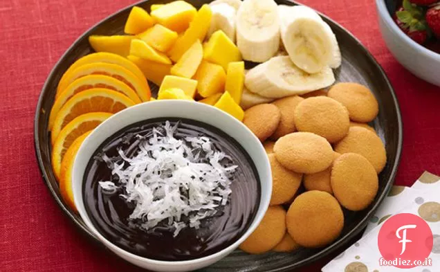 Caldo tuffo al cioccolato e cocco