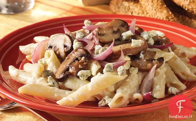 Penne e Funghi al Gorgonzolo