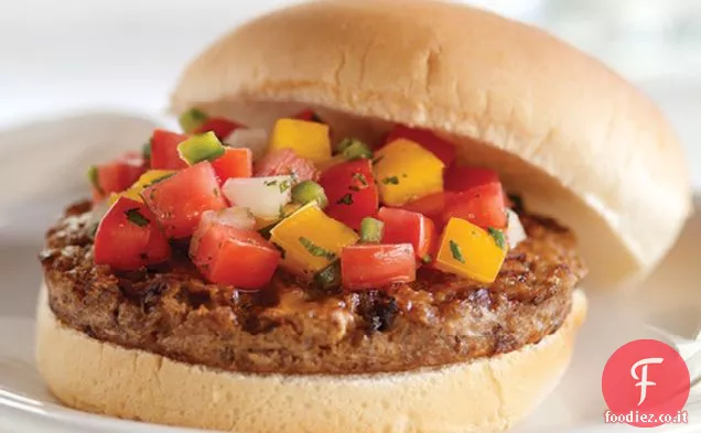 Hamburger di BOCA con Salsa Fresca