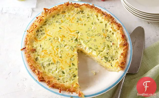 Quiche in crosta di patate