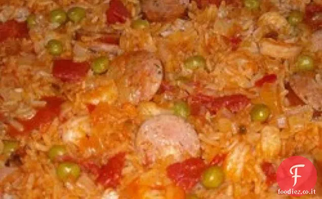 Un piatto Jambalaya