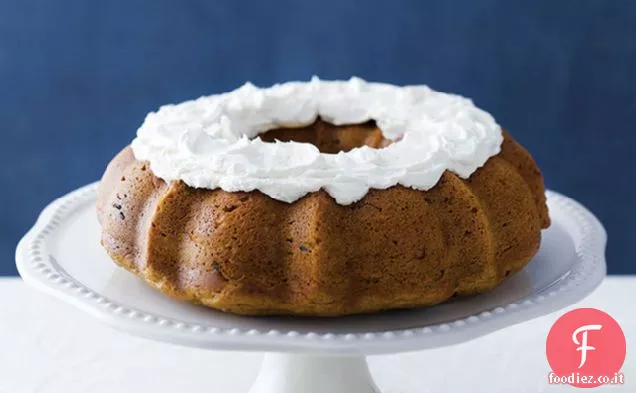 Torta di zucca piccante con pezzi di cioccolato