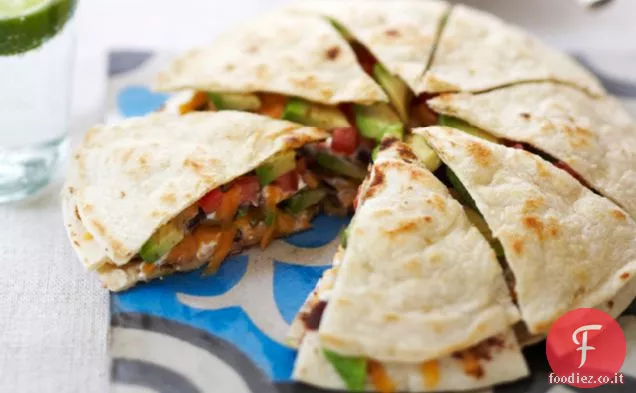 Quesadilla a tre piani