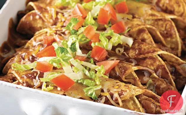 Facile Enchiladas pollo barbecue